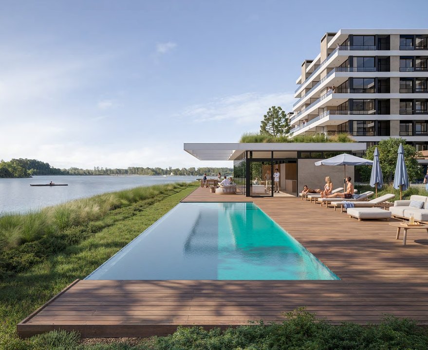 Rowing, a orillas del lago